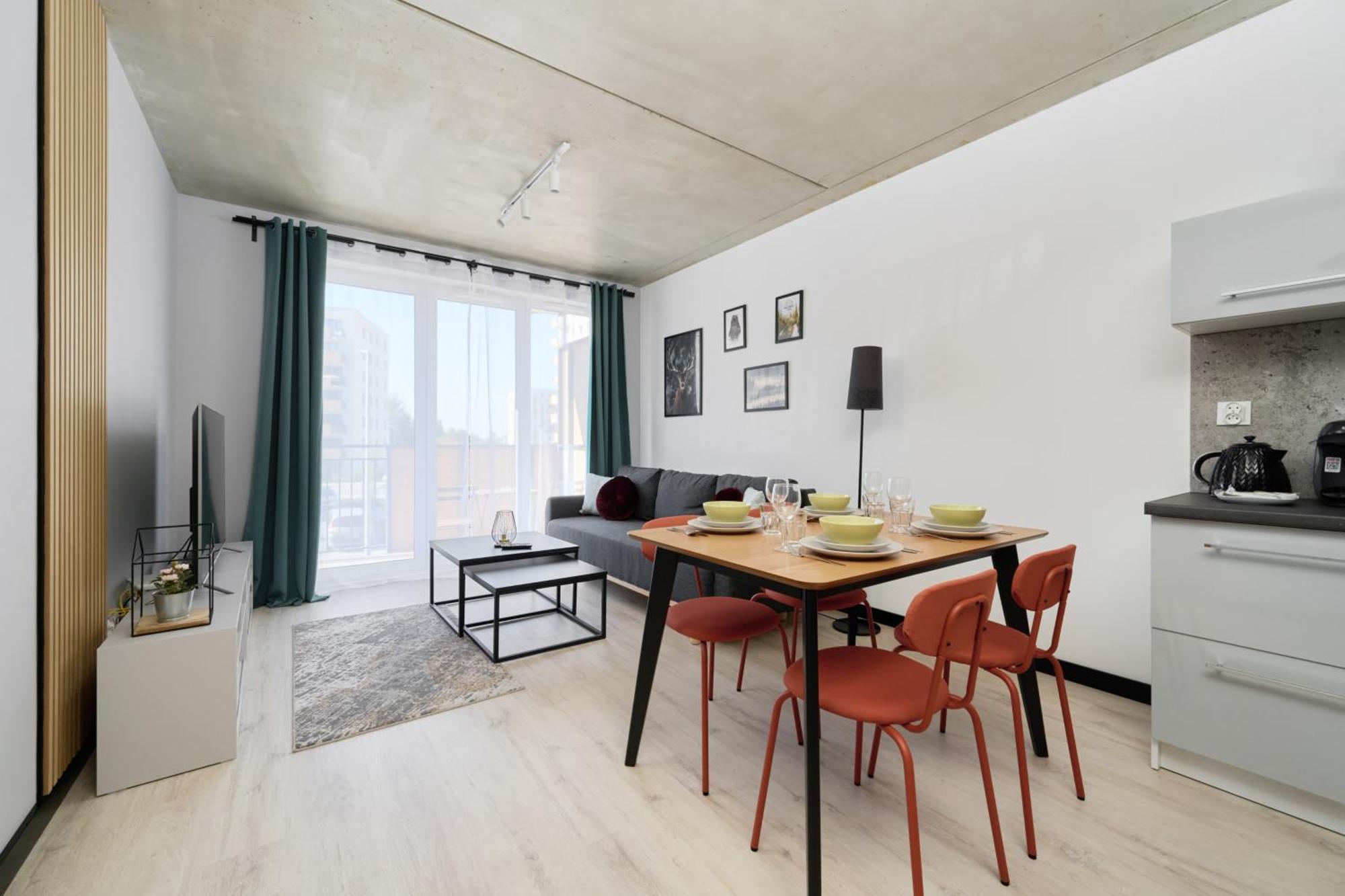 Fresh & Stylish Apartments In Poznan With Parking & Balcony By Noclegi Renters Ngoại thất bức ảnh